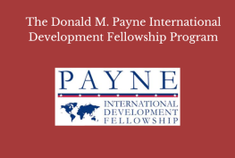 The Donald M. Payne International Development Fellowship Program