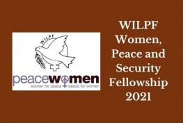 WILPF Women, Peace and Security Fellowship 2021