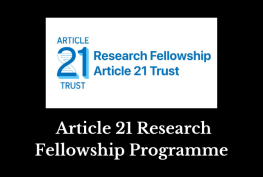 Article 21 Research Fellowship Programme