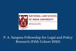 P. A. Sangma Fellowship for Legal and Policy Research (Fifth Cohort 2025)