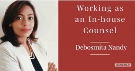 Working as an In-house Counsel - An interview with Debosmita Nandy