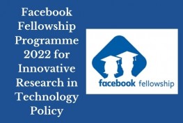 Facebook Fellowship Programme 2022 for Innovative Research in Technology Policy