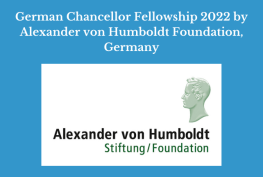 German Chancellor Fellowship 2022 by Alexander von Humboldt Foundation, Germany