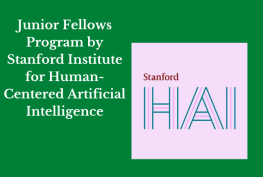 Junior Fellows Program by Stanford Institute for Human-Centered Artificial Intelligence (HAI)