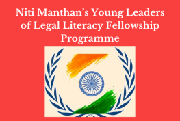 Niti Manthan’s Young Leaders of Legal Literacy Fellowship Programme