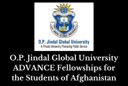 O.P. Jindal Global University ADVANCE Fellowships for the Students of Afghanistan