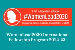WomenLead2030 International Fellowship Program 2022-23