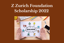 Z Zurich Foundation Scholarship 2022 [Fully Funded to Tokyo]