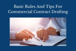 Basic Rules And Tips For Commercial Contract Drafting
