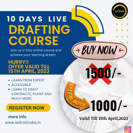 10 Days Legal Drafting Live Certificate Course