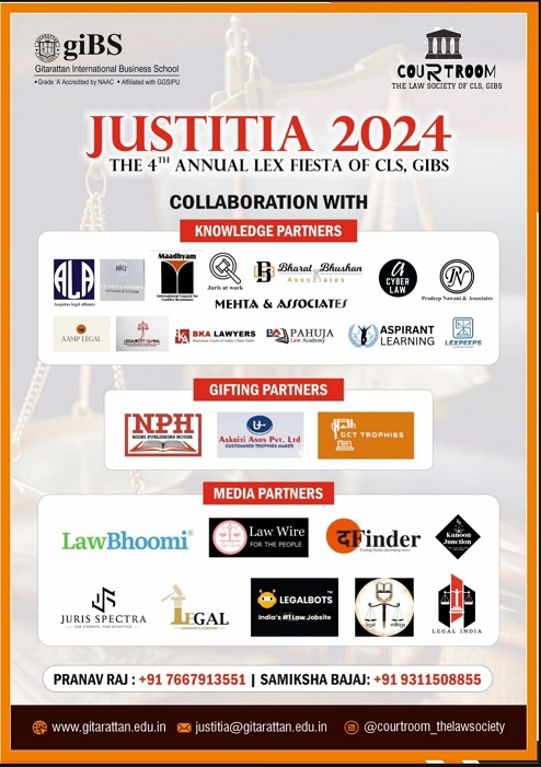 ‘JUSTITIA- 2024’~ The 4th Annual Lex Fiesta of CLS-GIBS