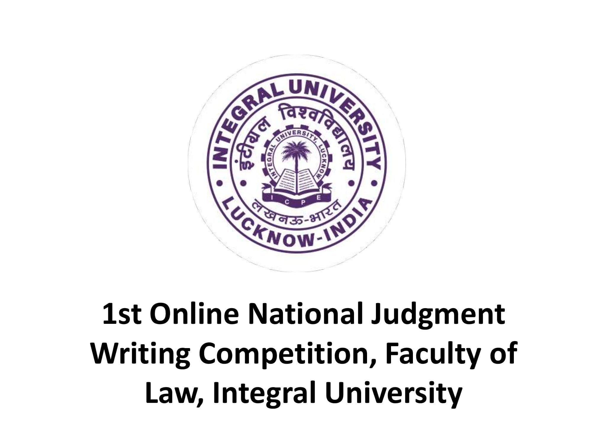 National Judgment Writing Competition