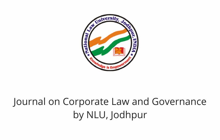 Journal on Corporate Law and Governance by NLU, Jodhpur