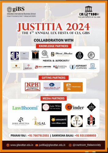 ‘JUSTITIA- 2024’~ The 4th Annual Lex Fiesta of CLS-GIBS
