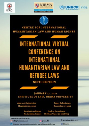International Virtual Conference On International Humanitarian Law And Refugee Laws