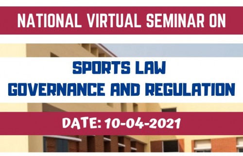 DSNLU National Virtual Seminar on Sports Law Governance and Regulation