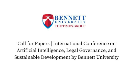 Call for Papers | International Conference on Artificial Intelligence, Legal Governance, and Sustain