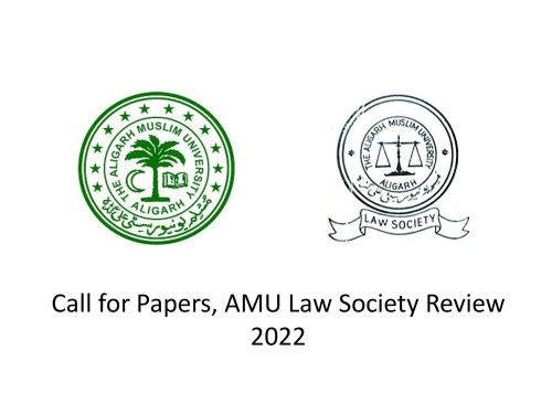 Call for Papers, AMU Law Society Review 2022