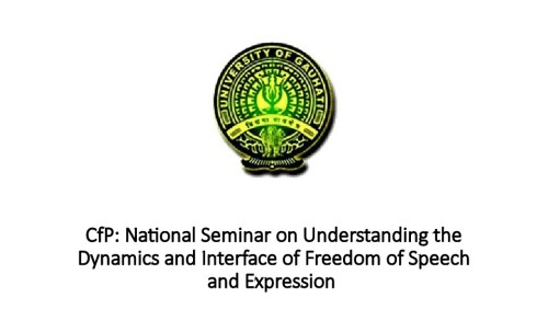 CfP: National Seminar on Understanding the Dynamics and Interface of Freedom of Speech and Expression