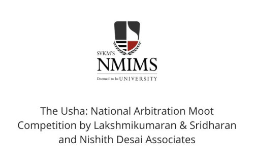 The Usha: National Arbitration Moot Competition by Lakshmikumaran & Sridharan and Nishith Desai Associates