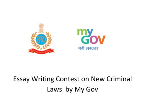Essay Writing Contest on New Criminal Laws  by My Gov
