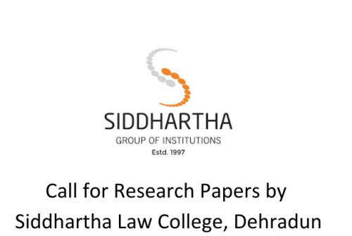 Call for Research Papers by Siddhartha Law College, Dehradun