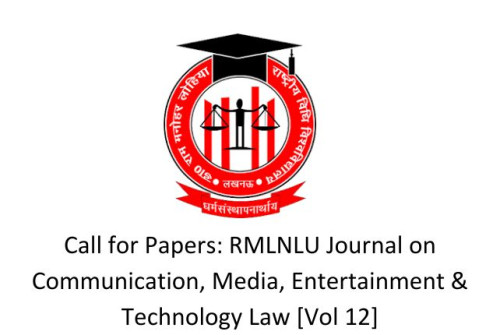 Call for Papers: RMLNLU Journal on Communication, Media, Entertainment & Technology Law [Volume 12]