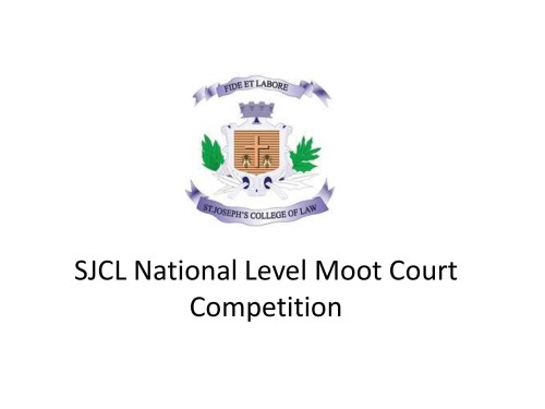 St. Joseph’s College of Law National Level Moot Court Competition