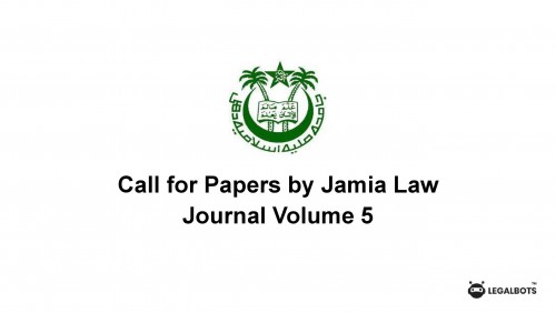 Jamia Law Journal Volume 5